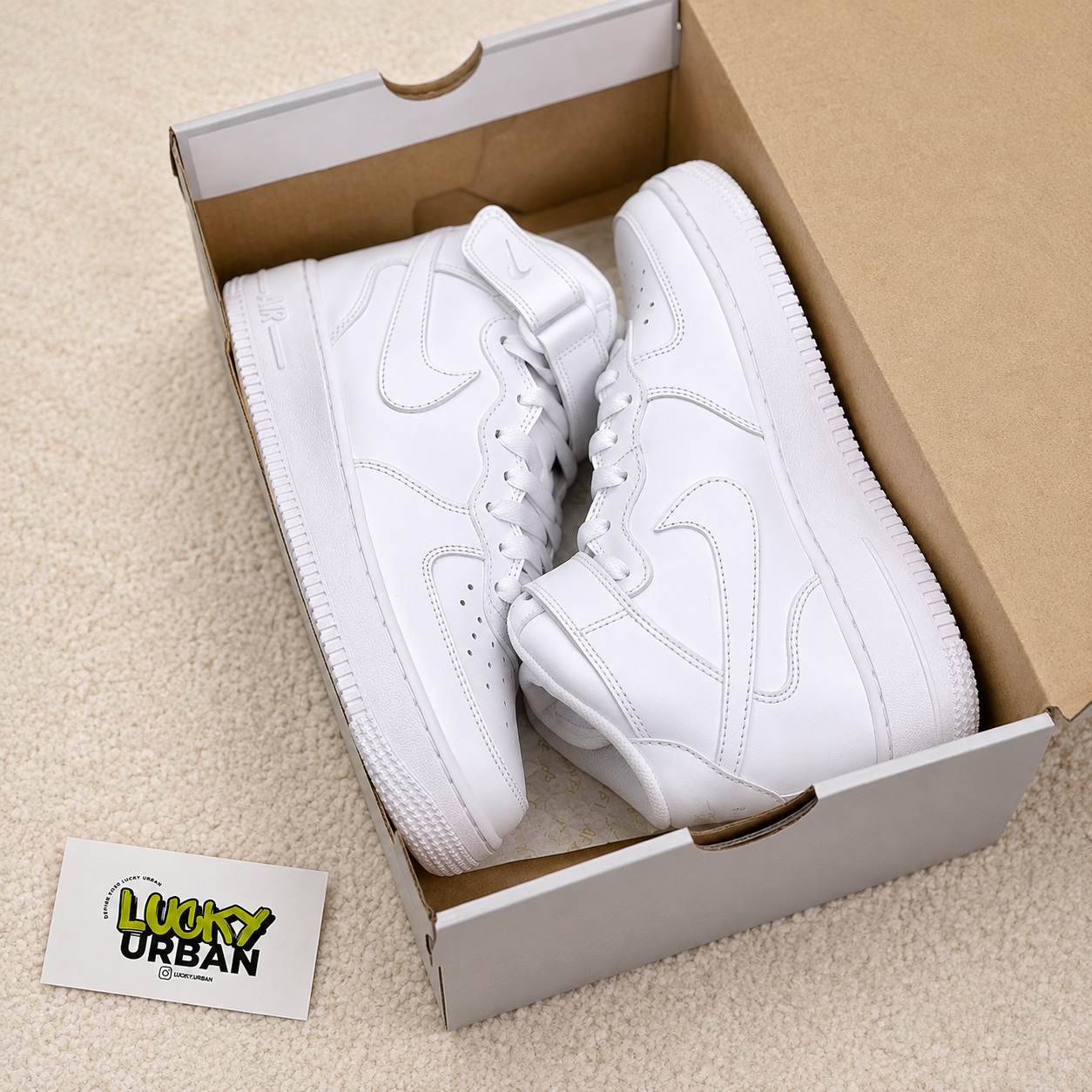 NIKE AIR FORCE 1 MID BRANCO